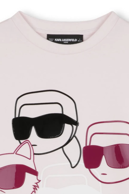 Dziewczynka Karl Lagerfeld sukienka dziecięca Z30616.114.150 różowy