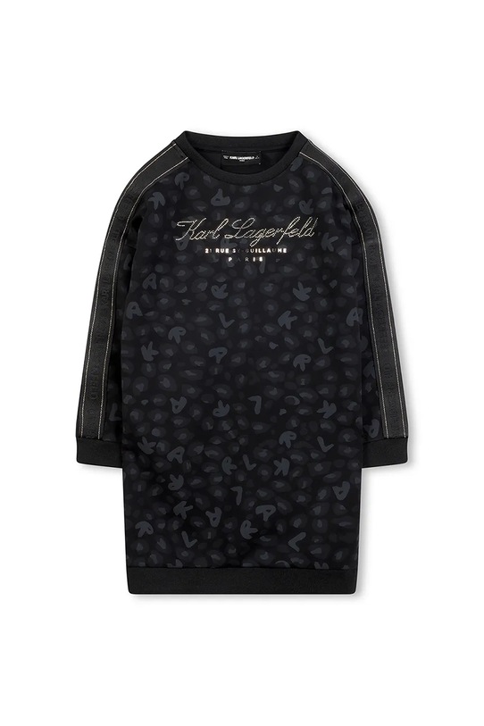 Παιδικό φόρεμα Karl Lagerfeld Z30619.114.150 μαύρο AW25