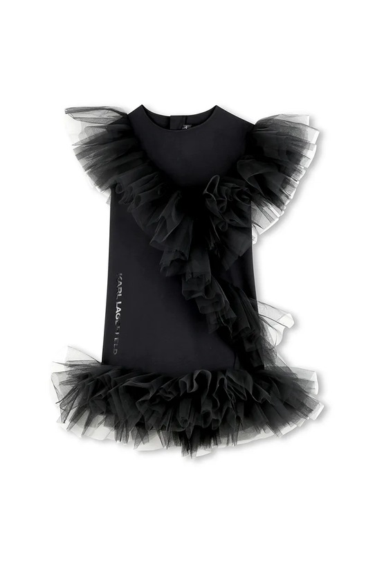 Παιδικό φόρεμα Karl Lagerfeld Z30623.86.108 μαύρο AW25