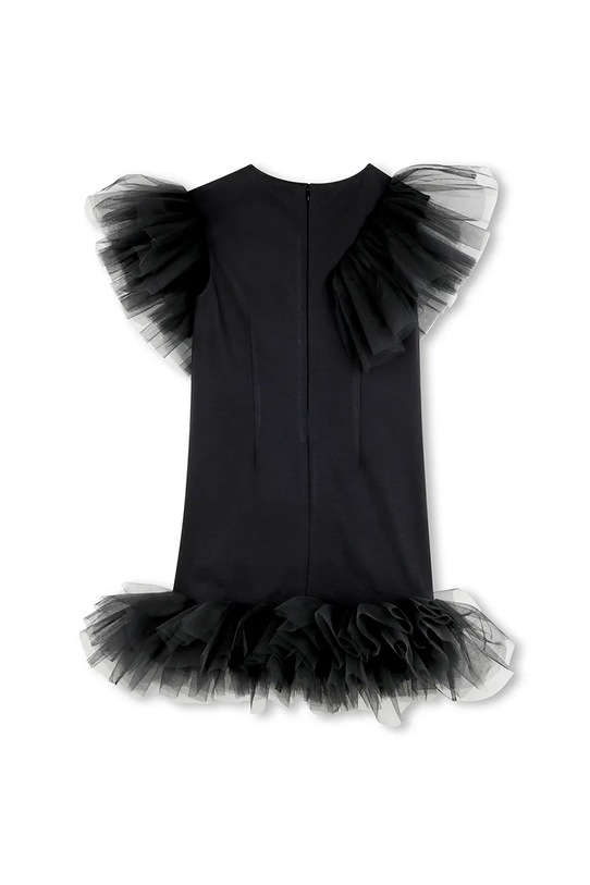 Dievča Dievčenské šaty Karl Lagerfeld Z30623.86.108 čierna