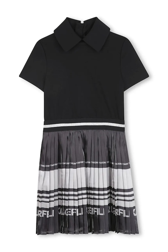 Karl Lagerfeld sukienka dziecięca Z30625.86.108 czarny AW25