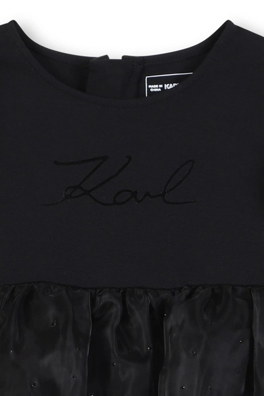 Κοριτσίστικα Παιδικό φόρεμα Karl Lagerfeld Z30652.86.108 μαύρο