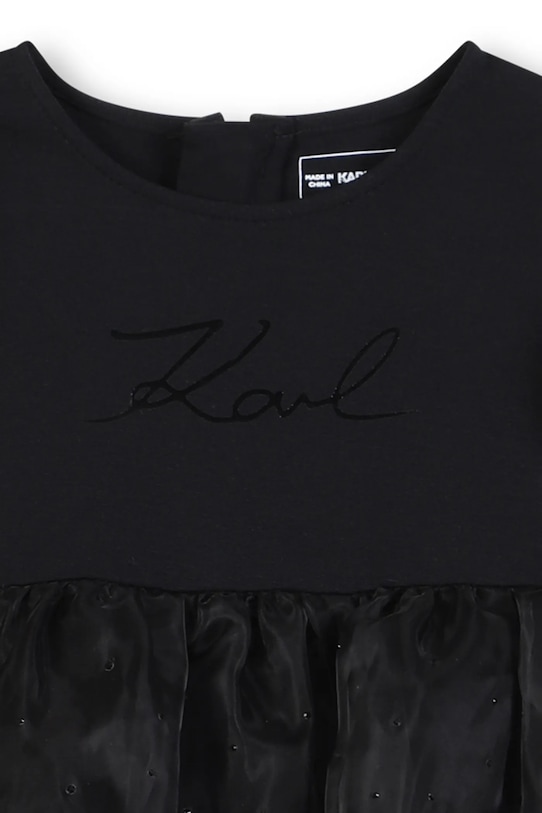 Dziewczynka Karl Lagerfeld sukienka dziecięca Z30652.86.108 czarny