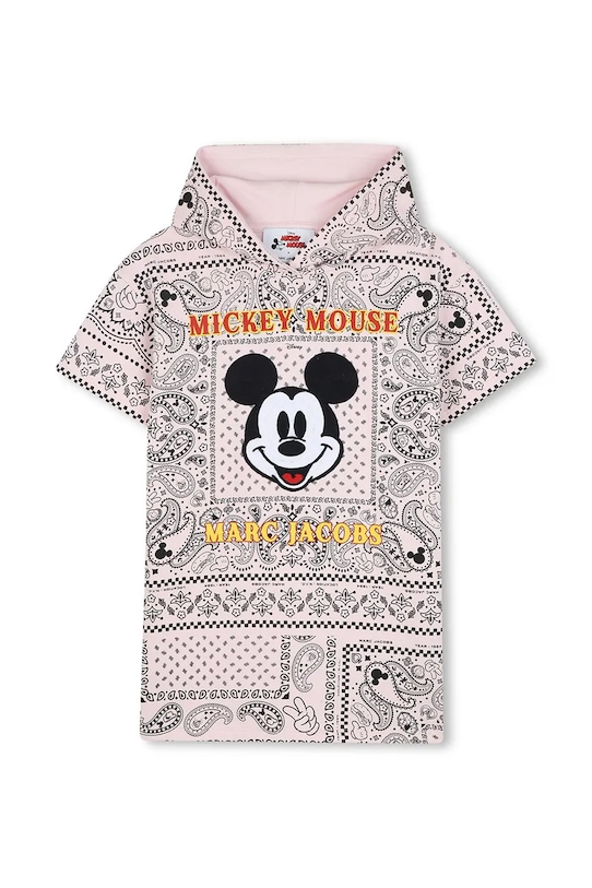 Marc Jacobs sukienka bawełniana dziecięca W60613.114.150 różowy AW25