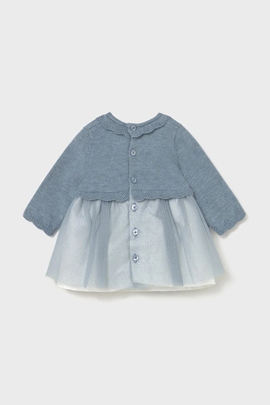 Dziewczynka Mayoral Newborn sukienka niemowlęca 2815.2J.Newborn.9BYA niebieski