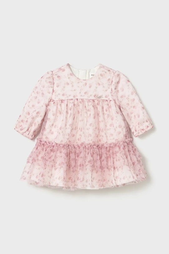 Φόρεμα μωρού Mayoral Newborn εμπριμέ ροζ 2817.2K.Newborn.9BYA