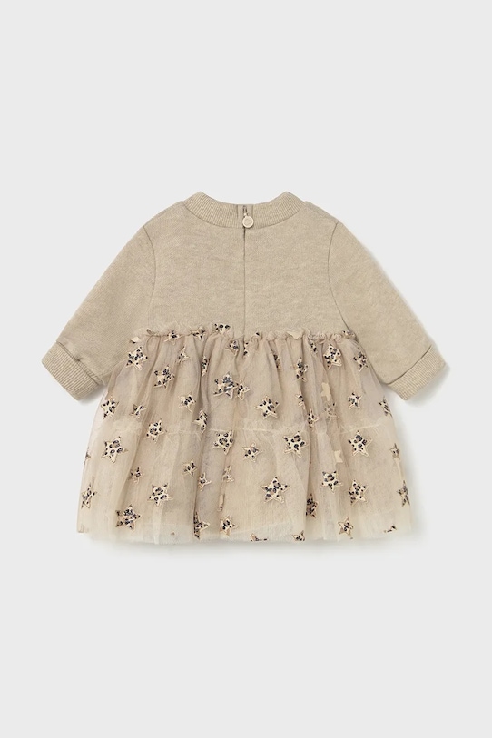 Haljina za bebe Mayoral Newborn 2824.2N.Newborn.9BYA bež AW25