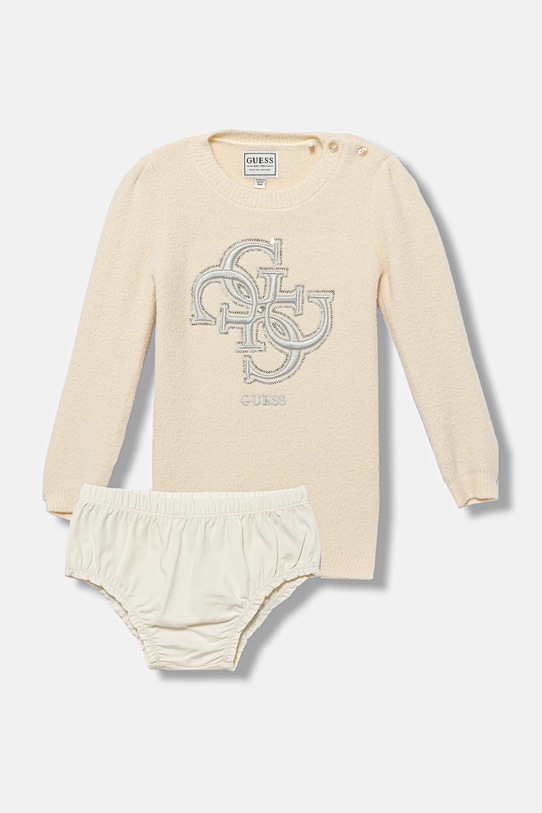 Guess sukienka niemowlęca długi beżowy A5BK01.Z3220.9BYA
