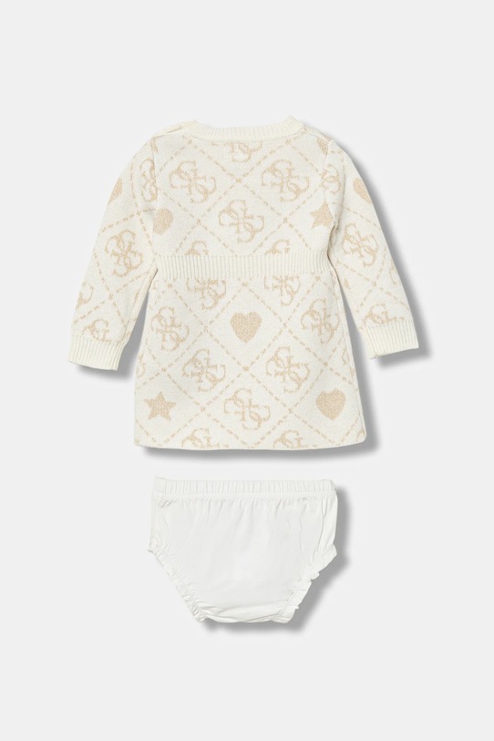 Guess rochie din amestec de lână pentru copii A5BK02.Z39N0.9BYA bej AW25