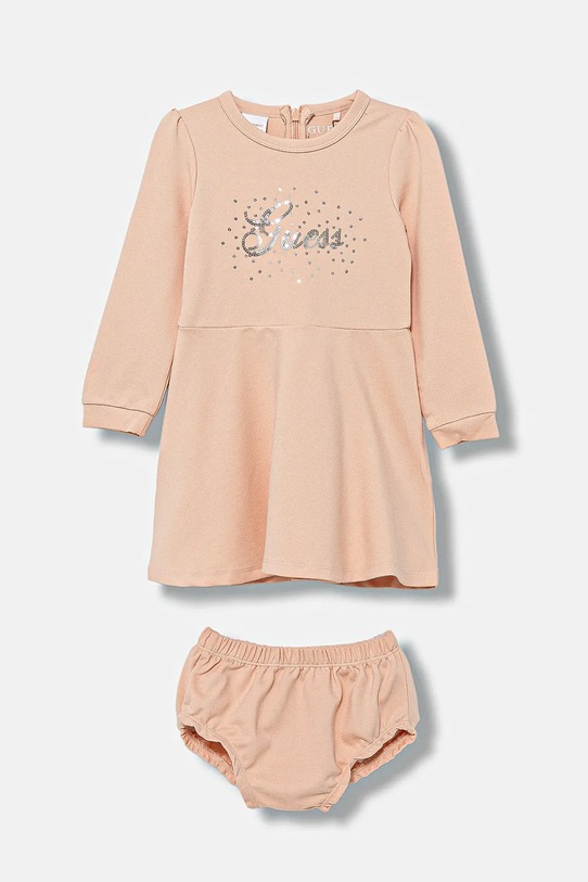 Guess sukienka niemowlęca długi pomarańczowy A5BK04.KAE30.9BYA