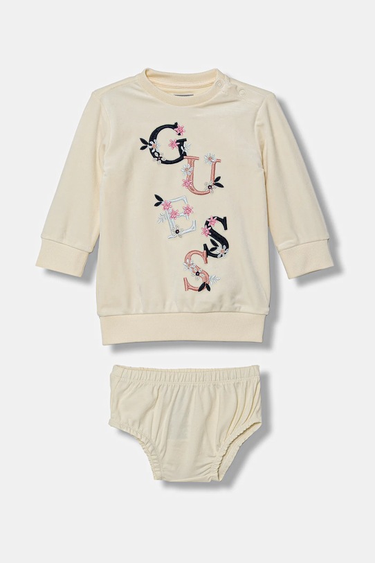Guess sukienka niemowlęca długi beżowy A5BK05.K0232.9BYA