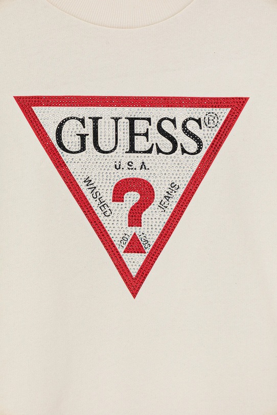 Lány Guess gyerek pamutruha J3YK20.KA6R4.9BYA bézs