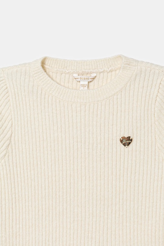 Dievča Dievčenské šaty Guess J4BK30.Z3B50.9BYA béžová