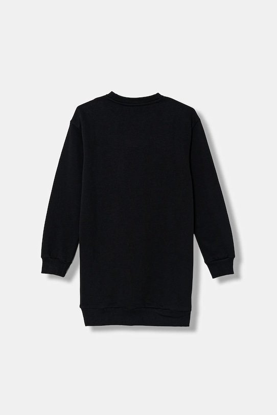 Guess sukienka bawełniana dziecięca J5BK07.KAV34.9BYA czarny AW25