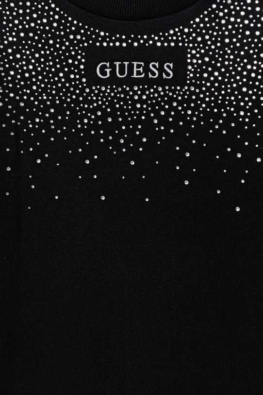 Dziewczynka Guess sukienka bawełniana dziecięca J5BK07.KAV34.9BYA czarny