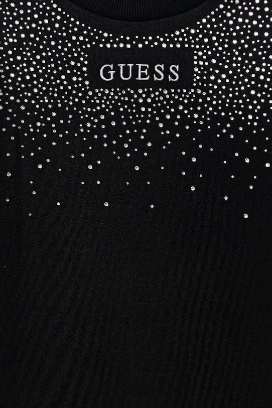 Dziewczynka Guess sukienka bawełniana dziecięca J5BK07.KAV34.9BYA czarny