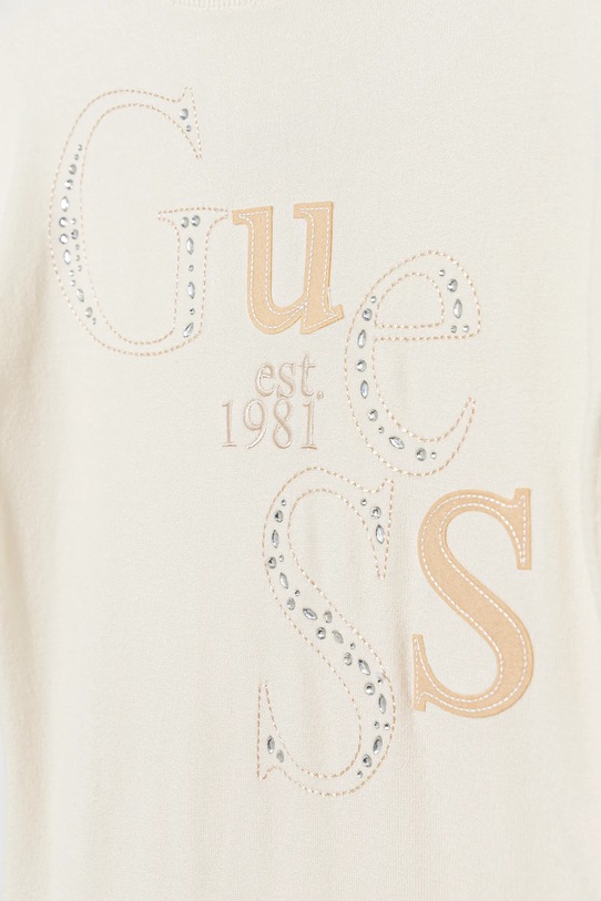 Dziewczynka Guess sukienka dziecięca J5BK20.Z2NQ2.9BYA beżowy