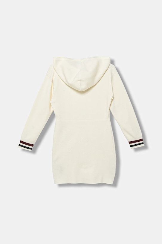 Guess sukienka dziecięca z dodatkiem wełny J5BK32.Z1152.9BYA beżowy AW25