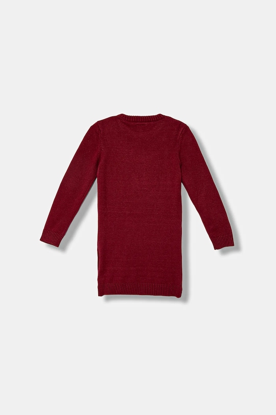 Guess sukienka dziecięca K5BK01.Z3GS0.9BYA bordowy AW25