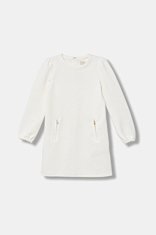 Детска рокля Guess ситен бял K5BK08.K0742.9BYA