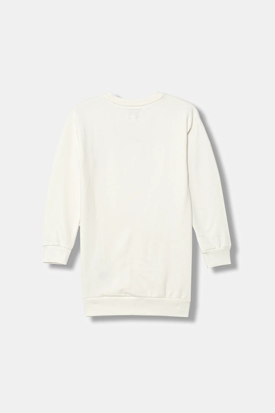 Guess sukienka bawełniana dziecięca K5BK10.KAD74.9BYA beżowy AW25