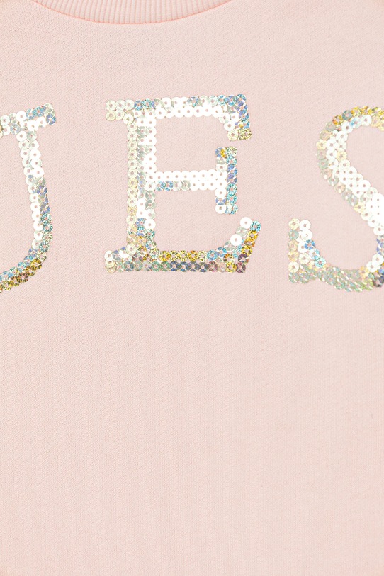 Девочка Хлопковое детское платье Guess K5BK10.KAD74.9BYA розовый