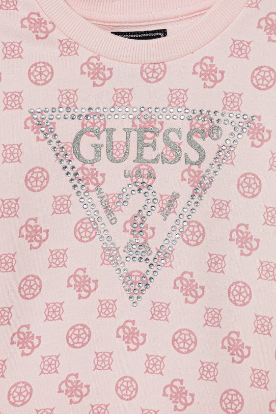BIMBA Guess vestito di cotone bambina K5BK18.KAD74.9BYA rosa