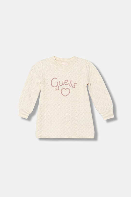 Guess sukienka dziecięca długi beżowy K5BK20.Z0850.9BYA