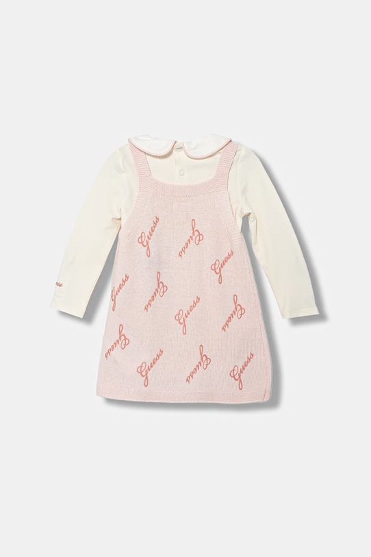 Haljina za bebe s dodatkom vune Guess S5BG11.J1300.9BYA bež AW25