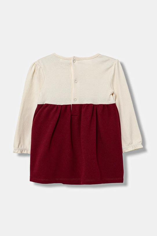 Detské bavlnené šaty Guess S5BG12.KA6W4.9BYA burgundské AW25