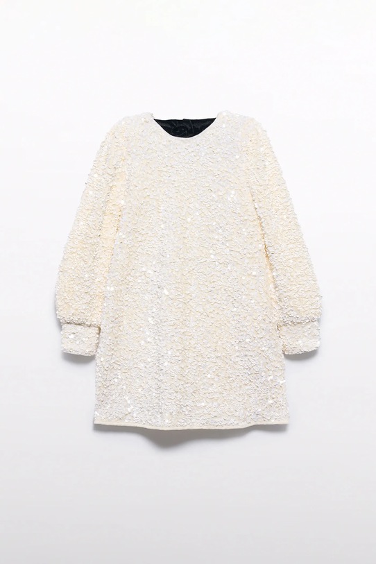 Abel&Lula sukienka dziecięca 5525.1.Mini.9BYA beżowy AW25