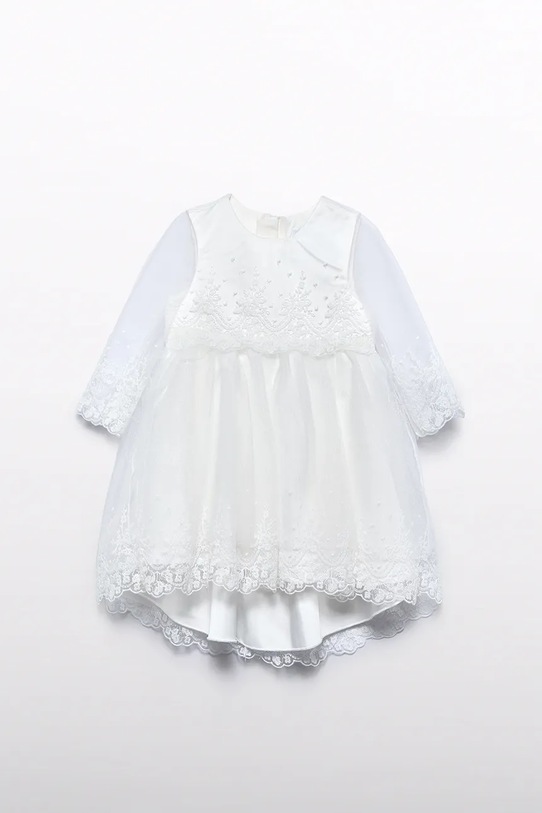 Φόρεμα μωρού Abel&Lula στρογγυλό λευκό 5503.8.Baby.9BYA