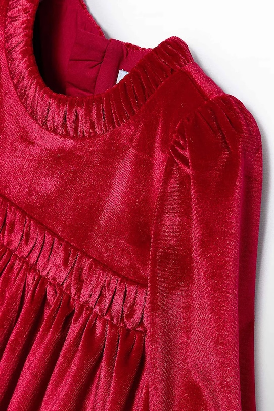 Момиче Бебешка рокля от кадифе Abel&Lula 5508.10.Baby.9BYA червен