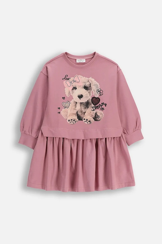 Coccodrillo vestito bambina mini rosa ZC5129101CGK