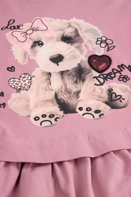 Coccodrillo vestito bambina rosa ZC5129101CGK