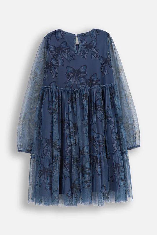 Dievčenské šaty Coccodrillo ZC5128101FGJ tmavomodrá AW25
