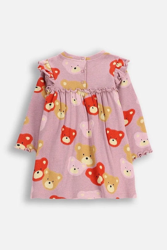 Coccodrillo sukienka niemowlęca ZC5129601TGN różowy AW25