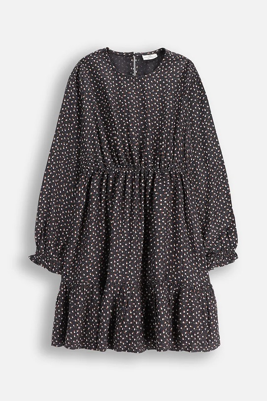 Coccodrillo sukienka wiskozowa dziecięca rozkloszowany szary ZC5128103WGJ