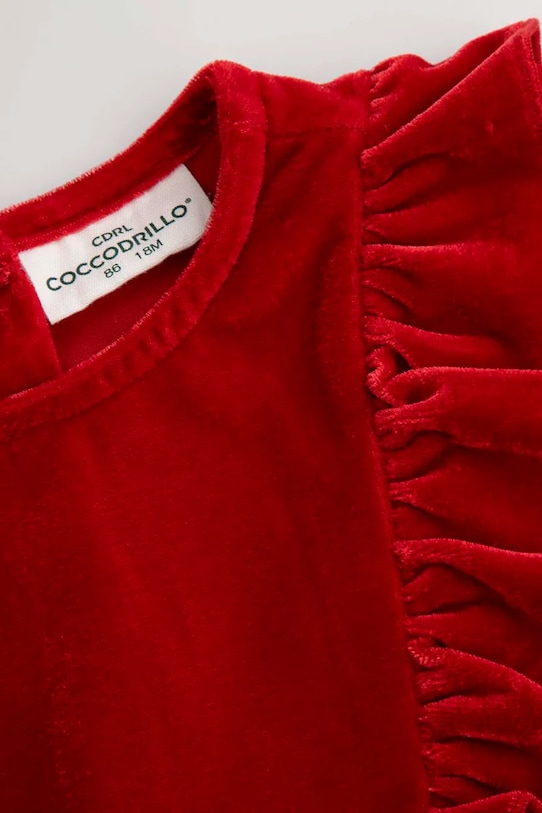 Fete Coccodrillo rochie bebe ZC5128103EBG rosu