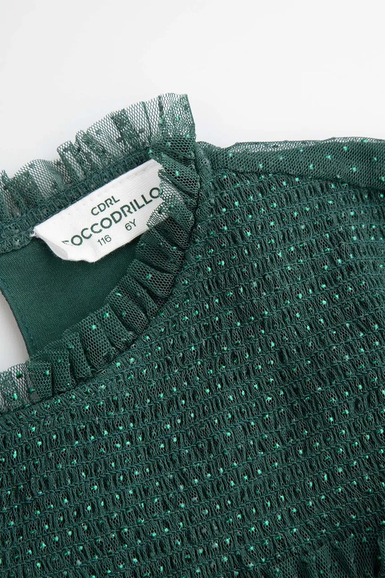 Coccodrillo sukienka dziecięca zielony ZC5128105EJG