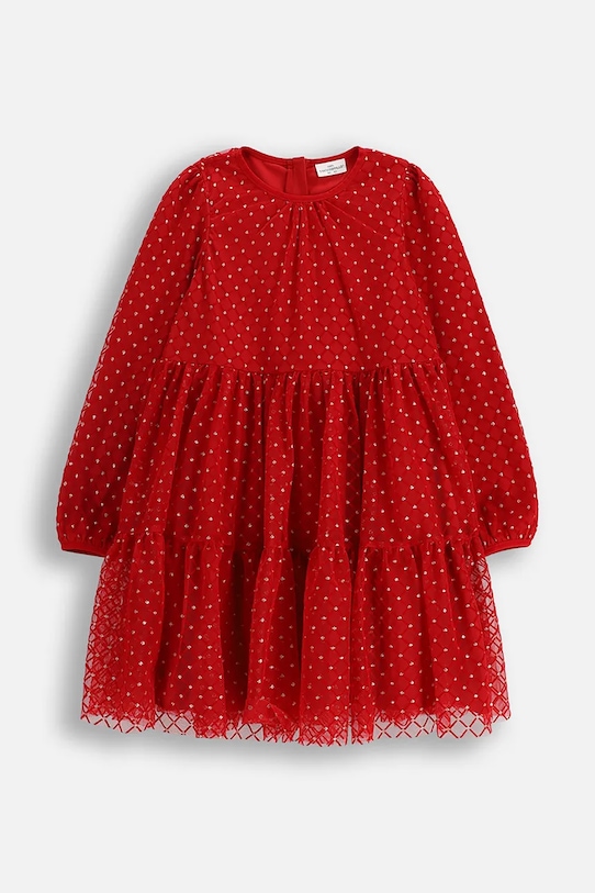 Coccodrillo sukienka dziecięca ZC5128106EJG czerwony AW25