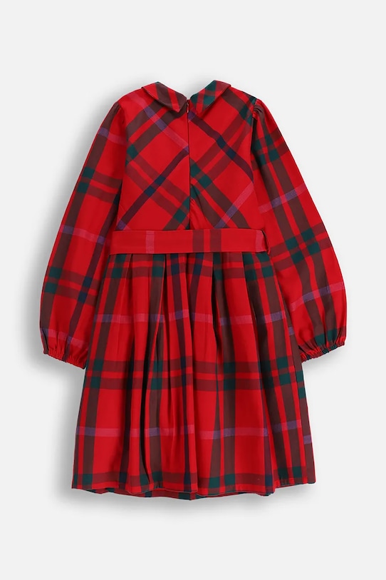 Dziewczynka Coccodrillo sukienka bawełniana dziecięca ZC5128107EJG czerwony