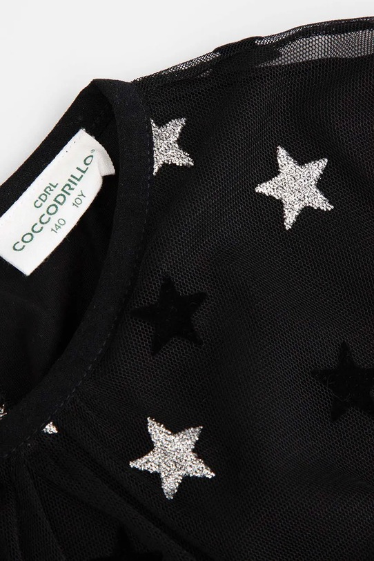 Dívčí šaty Coccodrillo černá ZC5128101EPG