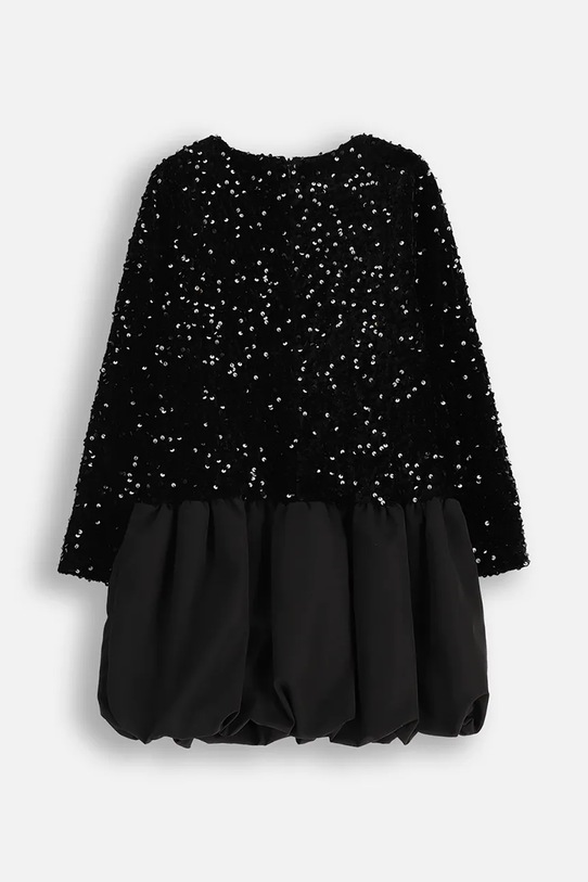 Dziewczynka Coccodrillo sukienka z dodatkiem bawełny dziecięca ZC5129101EPG czarny