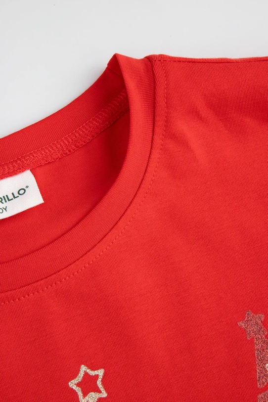 Dziewczynka Coccodrillo sukienka z bawełną dziecięca ZC5129101MER czerwony