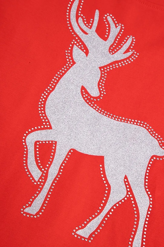 Coccodrillo sukienka z bawełną dziecięca czerwony ZC5129102MER