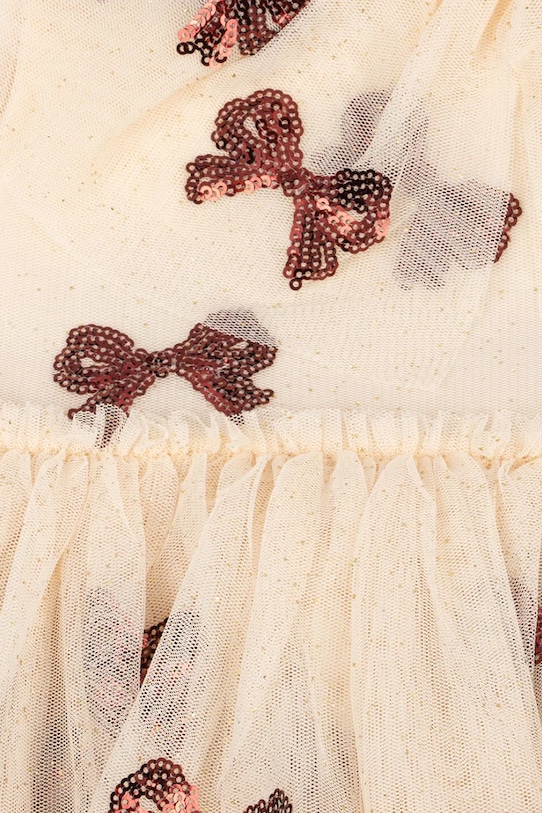 Konges Sløjd sukienka dziecięca YVONNE FAIRY DRESS beżowy KS102156.9BYA