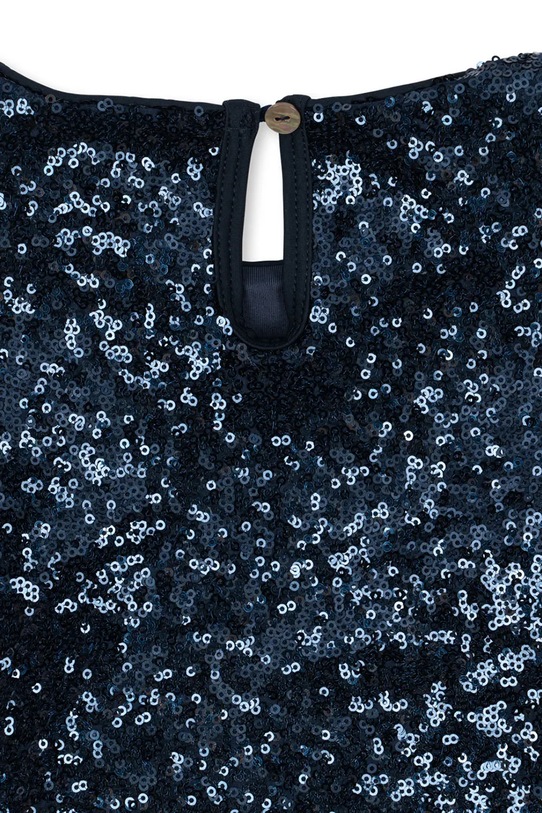 Konges Sløjd sukienka dziecięca BALLERINA GLITTER DRESS granatowy KS104208.9BYA