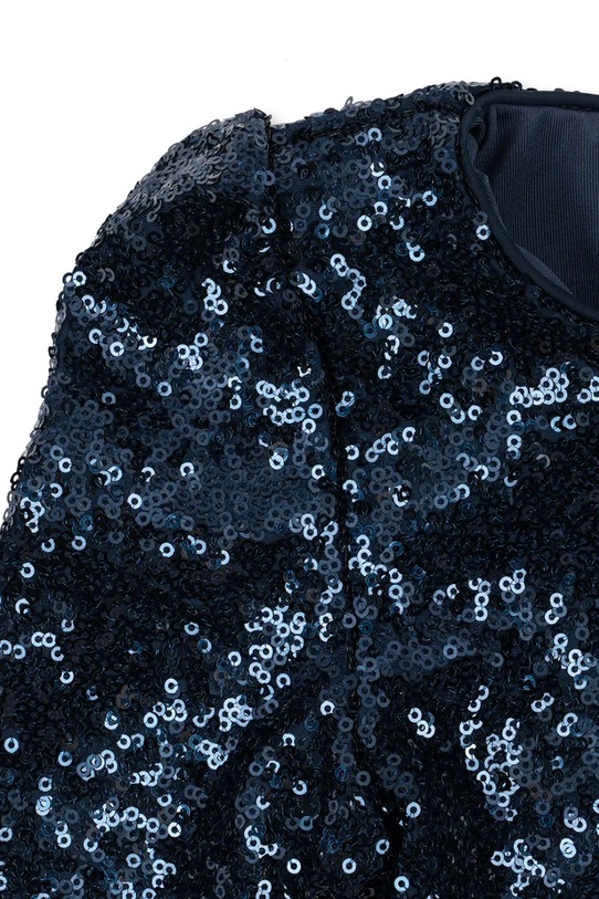 Konges Sløjd sukienka dziecięca BALLERINA GLITTER DRESS KS104208.9BYA granatowy