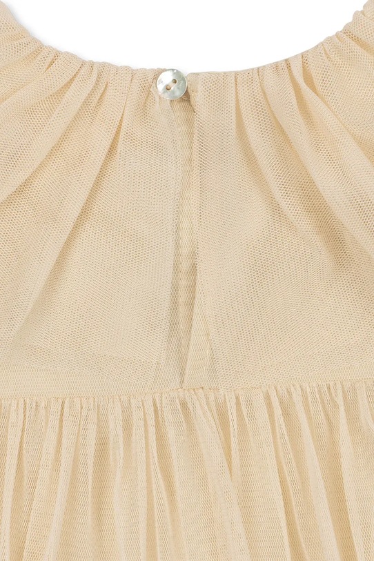 Konges Sløjd sukienka dziecięca BOW DRESS beżowy KS104240.9BYA